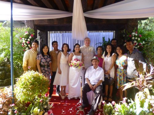 Honorica Family :D the bride's dad, siblings and their spouses